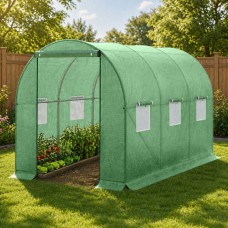 ​​Garden Polytunnel Greenhouse 3x2x2m Walk-In Grow Tunnel
